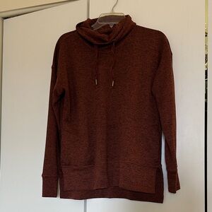 Old Navy Cozy Burnt Orange Cowl Neck Sweater